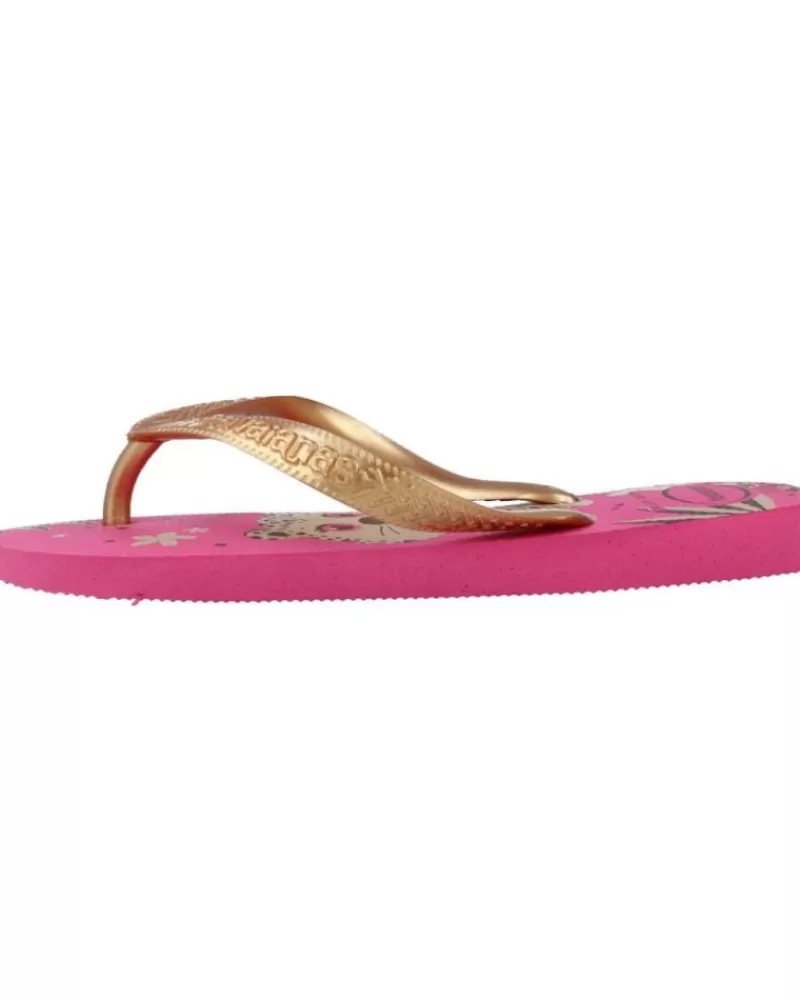 Girl HAVAIANAS Flip Flops-Girl Flip Flops Kids Top Pets Oro