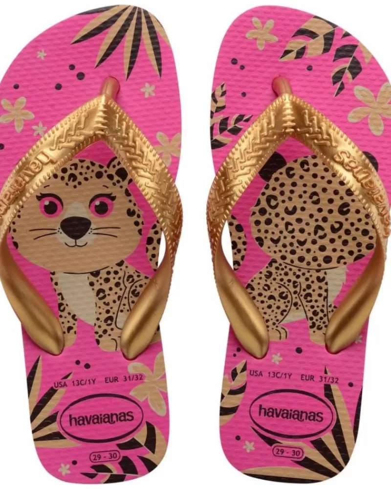 Girl HAVAIANAS Flip Flops-Girl Flip Flops Kids Top Pets Oro