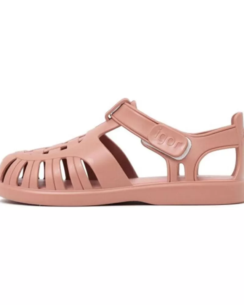 Girl IGOR Flip Flops-Girl Flip Flops Tobby Solid Sandalias Cangrejeras