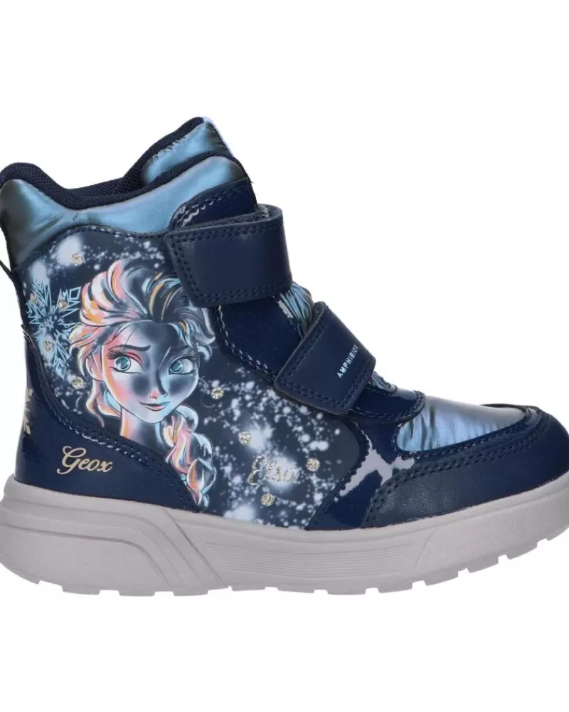 Girl GEOX Mid Boots-Girl J268Ad 054Aj J Sveggen C4256 Navy-Platinum