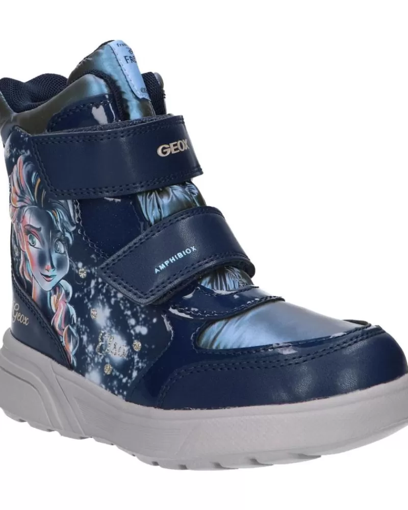 Girl GEOX Mid Boots-Girl J268Ad 054Aj J Sveggen C4256 Navy-Platinum