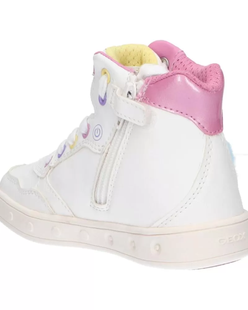 Girl GEOX Sports Shoes-Girl J368Wc 054As J Skylin C0653 White-Multicolor