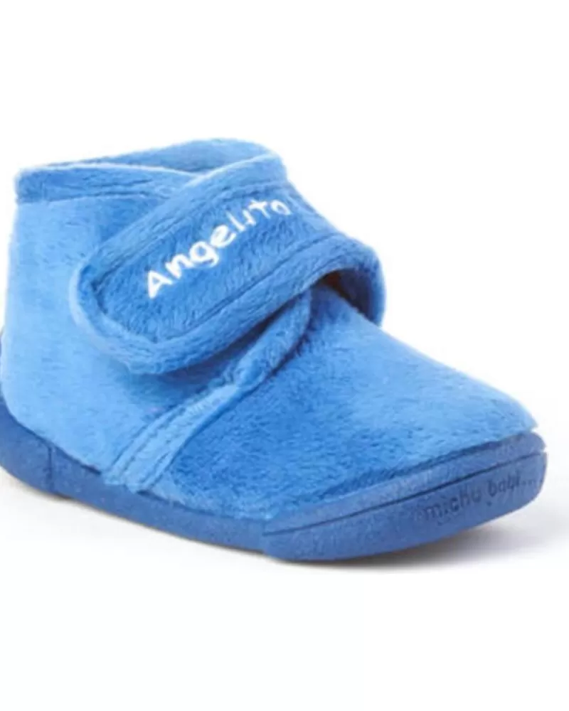 Girl ANGELITOS House Slipers-Girl House Slipers Pantufla Infantil 130 Azul