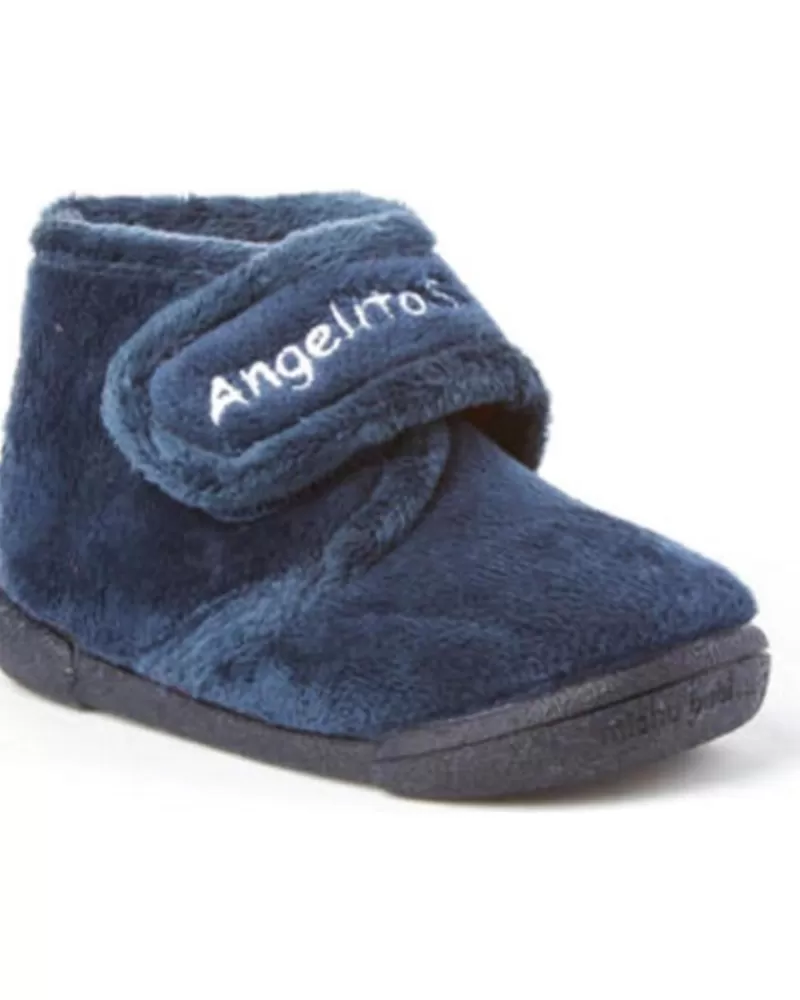 Girl ANGELITOS House Slipers-Girl House Slipers Pantufla Infantil 130 Marino