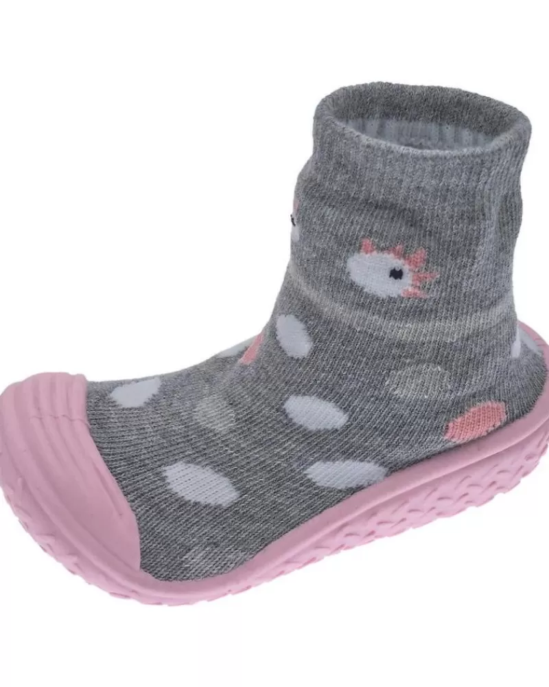 Girl CHICCO House Slipers-Girl House Slipers Calcetin Morbidotti Grey