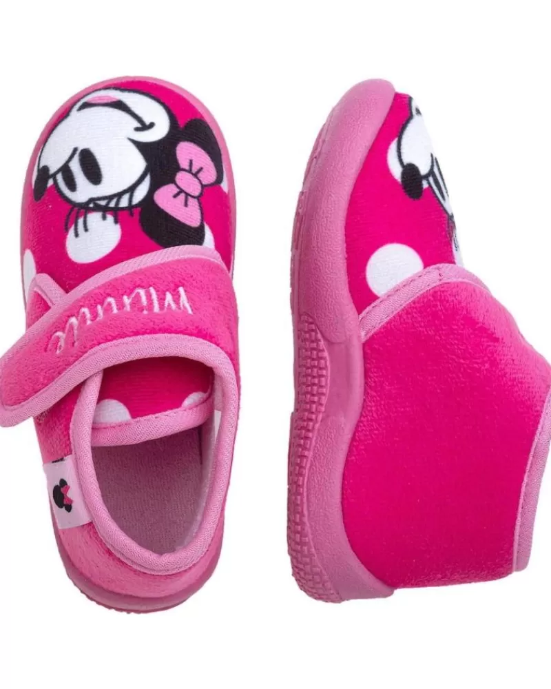 Girl CHICCO House Slipers-Girl House Slipers Zapatilla Loreto 110 Fucxia Minnie Te