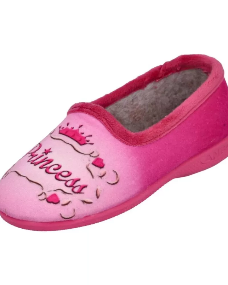 Girl L&R SHOES House Slipers-Girl House Slipers L&R Shoes Lr Shoes 300-28 Zapatillas De Casa Nin Fuxia