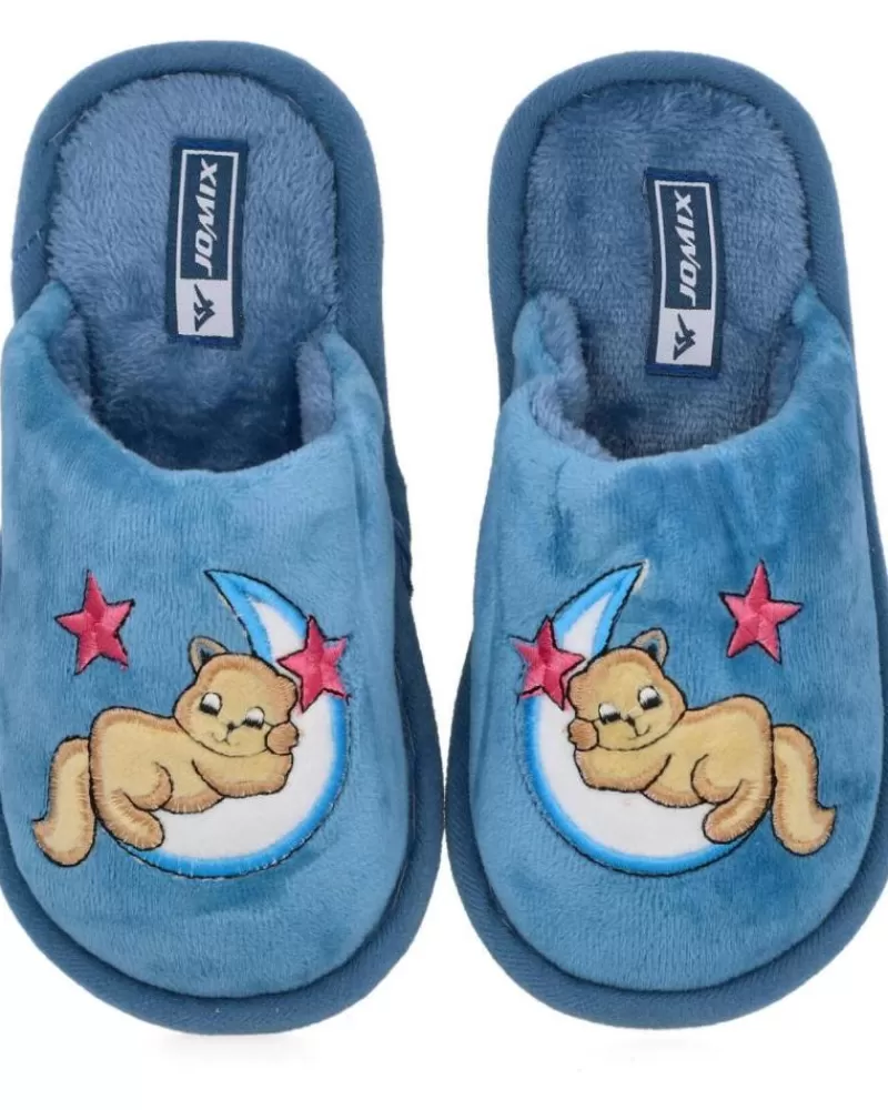 Girl L&R SHOES House Slipers-Girl House Slipers L&R Shoes Lr Shoes Mb7251 Zapatillas De Casa Nin Celeste