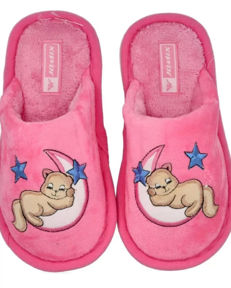 Girl L&R SHOES House Slipers-Girl House Slipers L&R Shoes Lr Shoes Mb7251 Zapatillas De Casa Nin Rosa