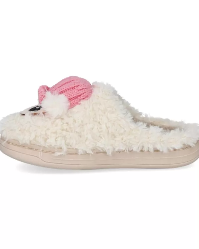 Girl L&R SHOES House Slipers-Girl House Slipers L&R Shoes Lr Shoes Mb8617 Zapatillas De Casa Nin Blanco