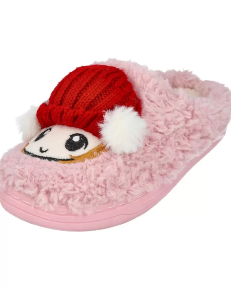 Girl L&R SHOES House Slipers-Girl House Slipers L&R Shoes Lr Shoes Mb8617 Zapatillas De Casa Nin Rosa