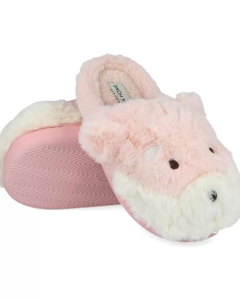Girl L&R SHOES House Slipers-Girl House Slipers L&R Shoes Lr Shoes Mb8742 Zapatillas Casa Ninos Rosa
