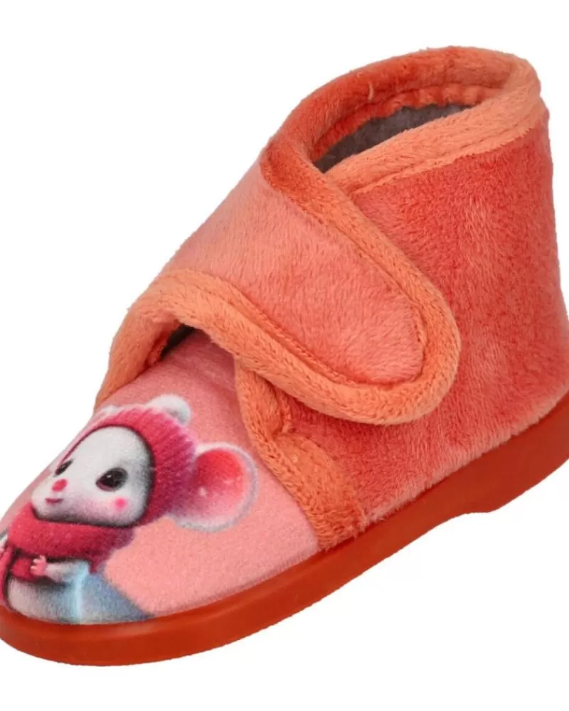 Girl L&R SHOES House Slipers-Girl House Slipers L&R Shoes Lr Shoes Md100-6 Zapatillas De Casa Be Naranja