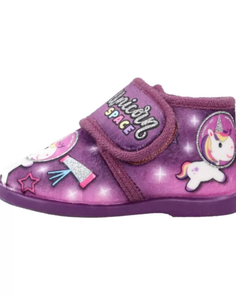 Girl VUL-LADI House Slipers-Girl House Slipers 4123 140 Violeta