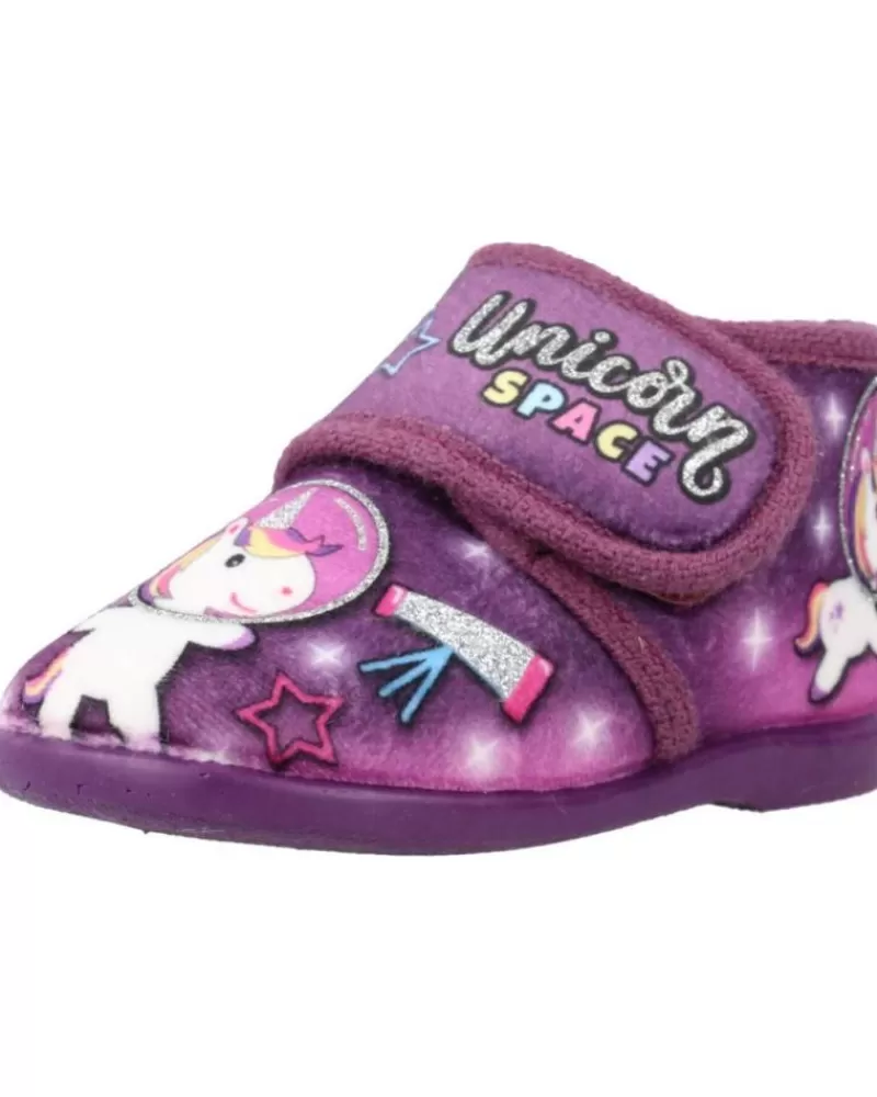 Girl VUL-LADI House Slipers-Girl House Slipers 4123 140 Violeta