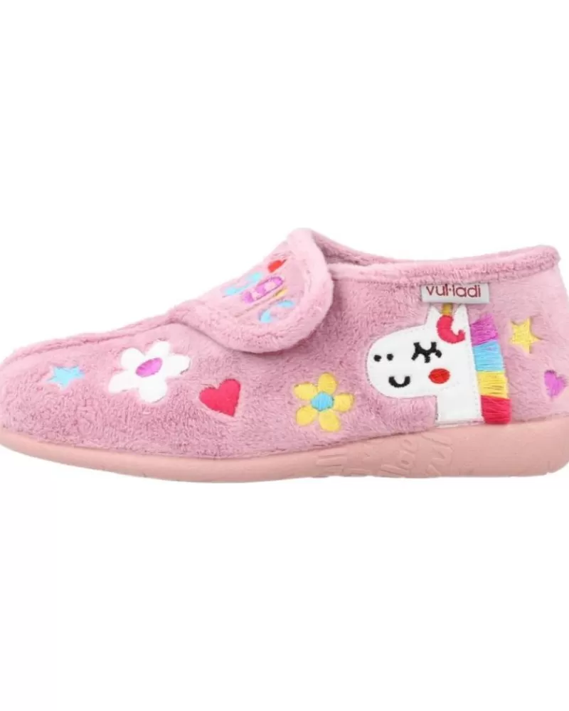 Girl VUL-LADI House Slipers-Girl House Slipers 4247 140 Rosa