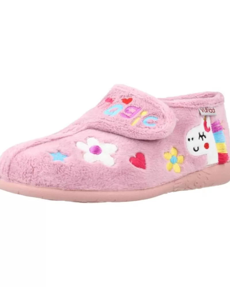 Girl VUL-LADI House Slipers-Girl House Slipers 4247 140 Rosa