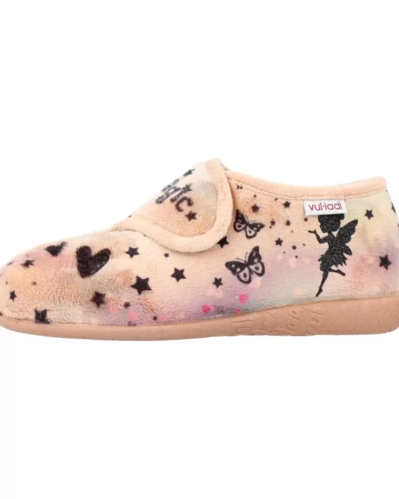 Girl VUL-LADI House Slipers-Girl House Slipers 5247 140 Beis