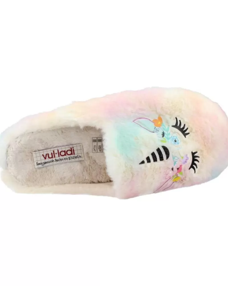 Girl VUL-LADI House Slipers-Girl House Slipers Roc Multicolor