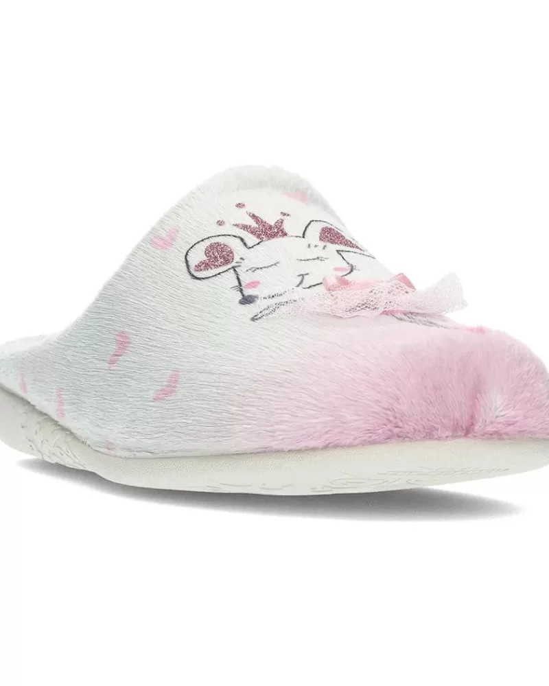 Girl VUL-LADI House Slipers-Girl House Slipers Vulladi Ir Por Casa 4216 Princesa Perla