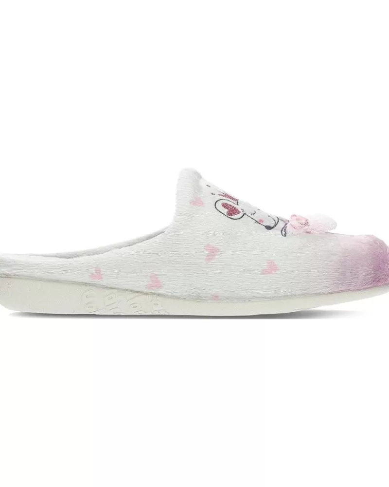Girl VUL-LADI House Slipers-Girl House Slipers Vulladi Ir Por Casa 4216 Princesa Perla