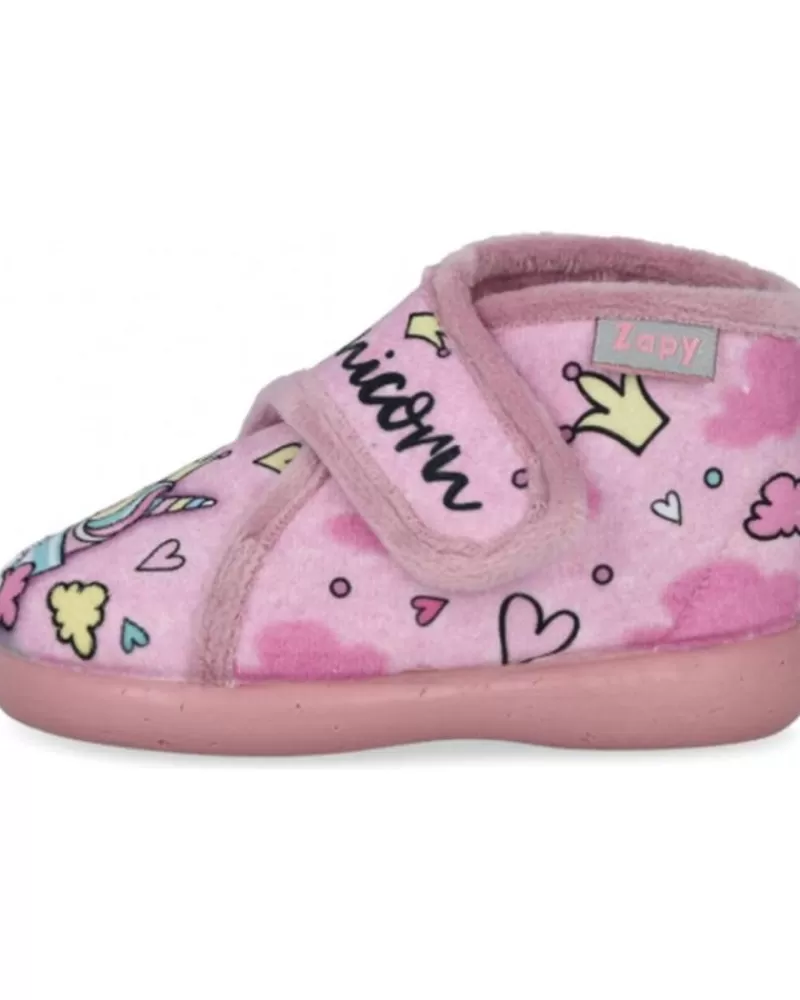 Girl ZAPY House Slipers-Girl House Slipers Zapatillas Casa Malva
