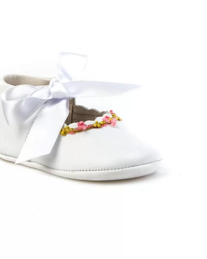 Girl ANGELITOS Infant-Girl Infant Zapato Patuco Piel 253 Blanco