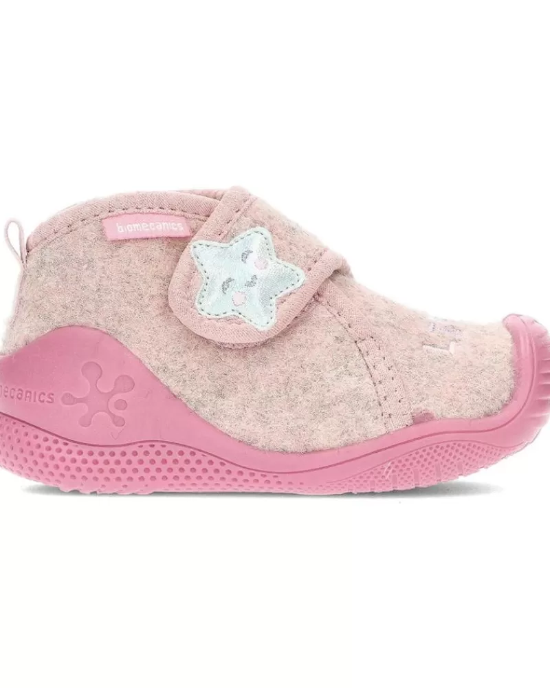 Girl BIOMECANICS House Slipers-Girl Infant Pantufla Estrellita 231293-B Rosa