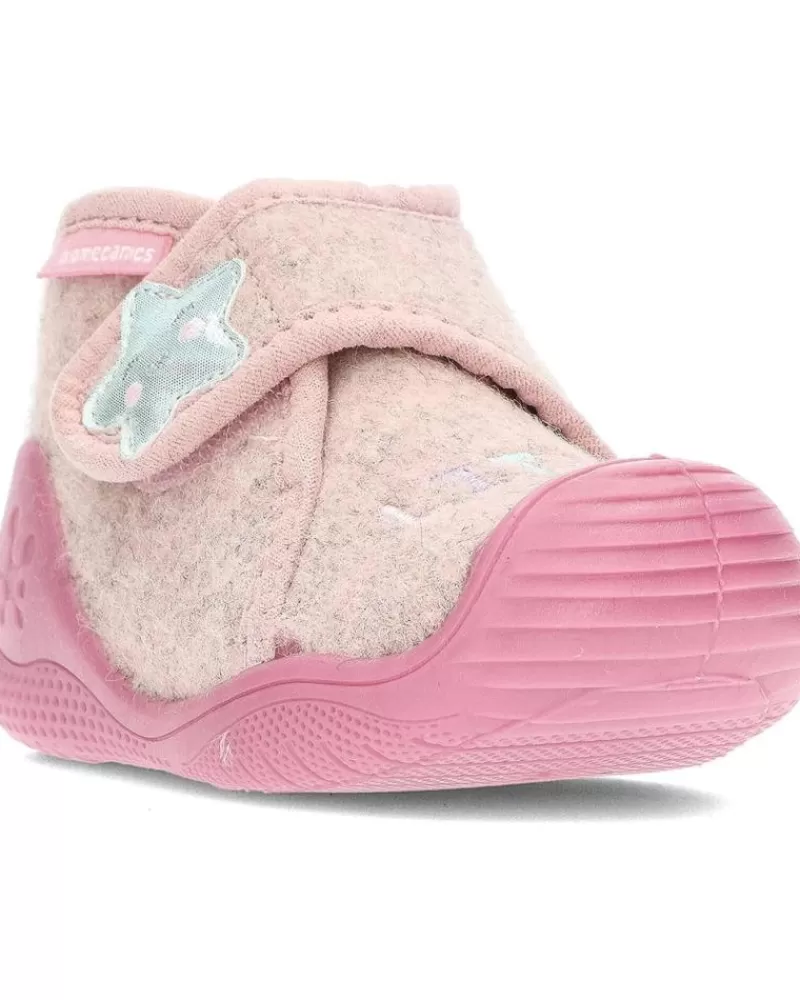 Girl BIOMECANICS House Slipers-Girl Infant Pantufla Estrellita 231293-B Rosa