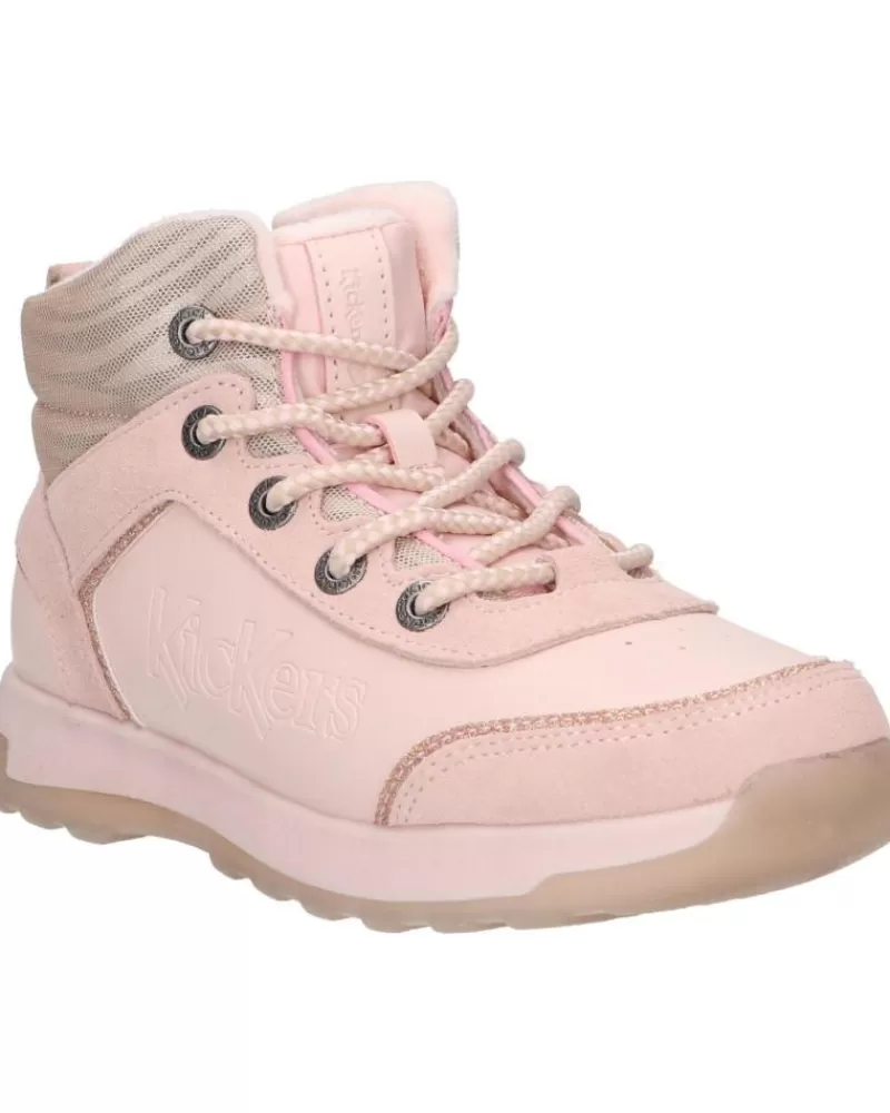 Girl KICKERS Sports Shoes-Girl 910820-30 Kickfauna 131 Rose Clair