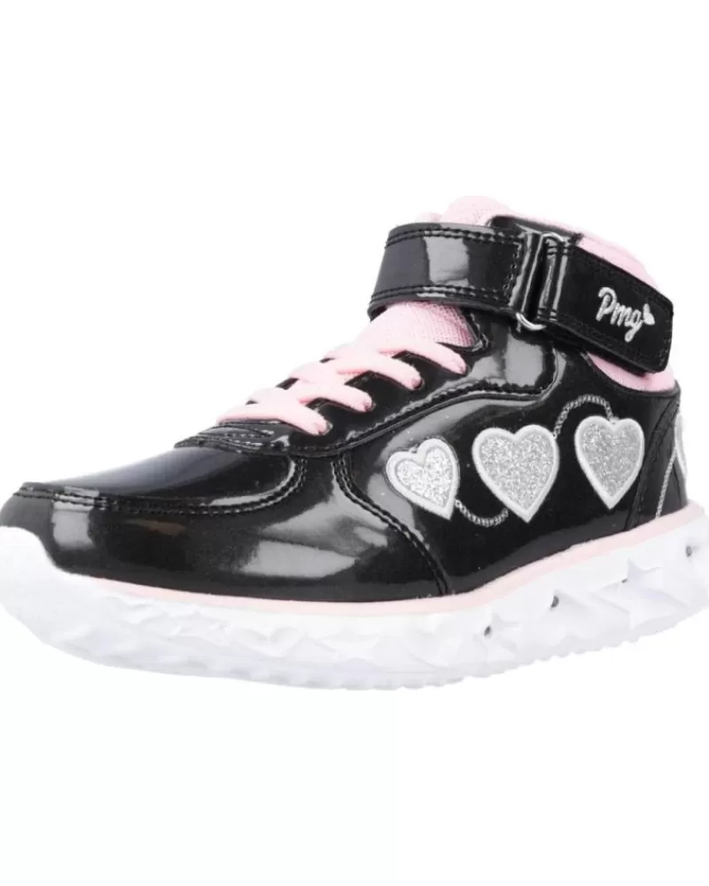 Girl PRIMIGI Sports Shoes-Girl Mid Boots Girl Lite Negro