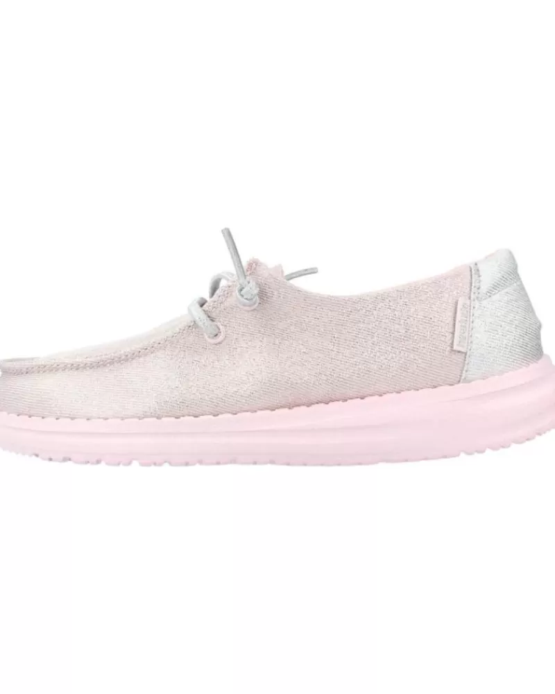 Girl HEY DUDE Moccasins-Girl Mocasines Wendy Youth Rosa