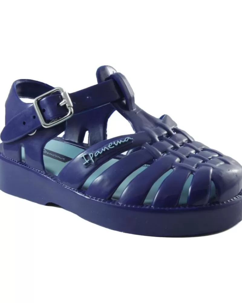 Girl IPANEMA Moccasins-Girl Mocasines Arhana Baby Cangrejera Azul