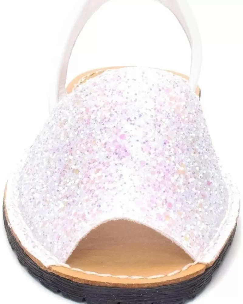 Girl COLORES Sandals-Girl Sandals Sandalias 201 G Blanco