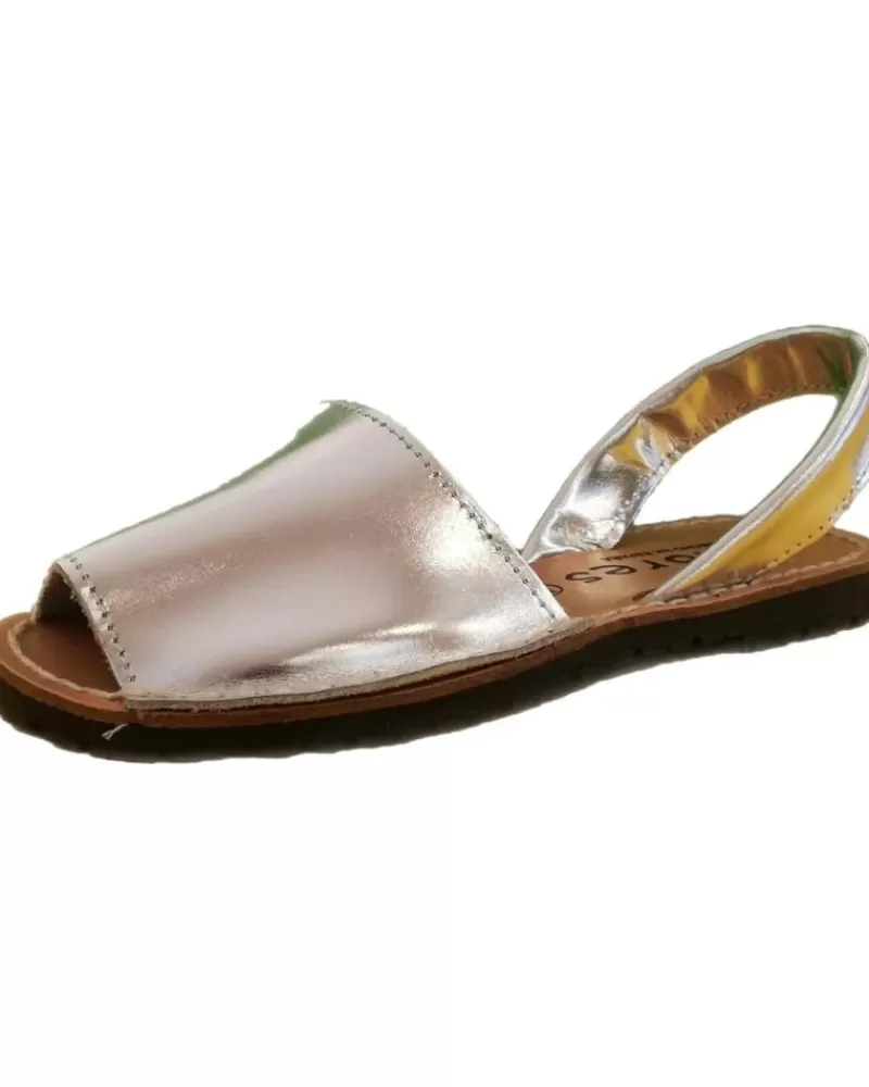 Girl COLORES Sandals-Girl Sandals Sandalias 201 Metalico