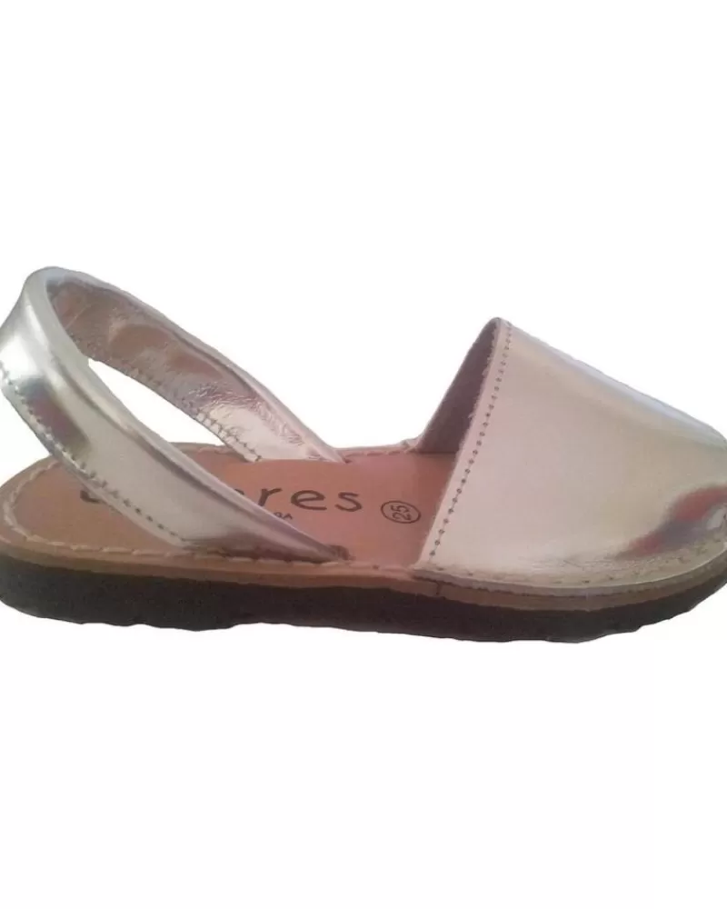 Girl COLORES Sandals-Girl Sandals Sandalias 201 Metalico