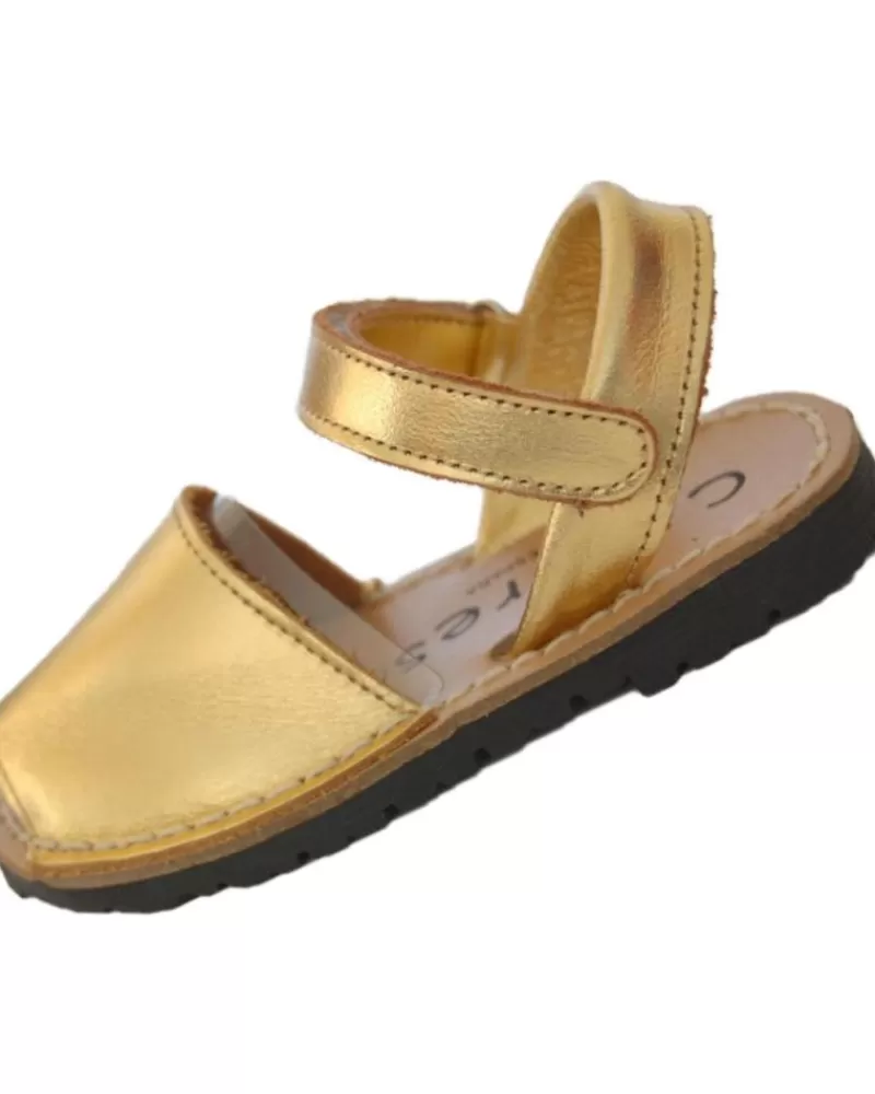 Girl COLORES Sandals-Girl Sandals Sandalias 207 Gold
