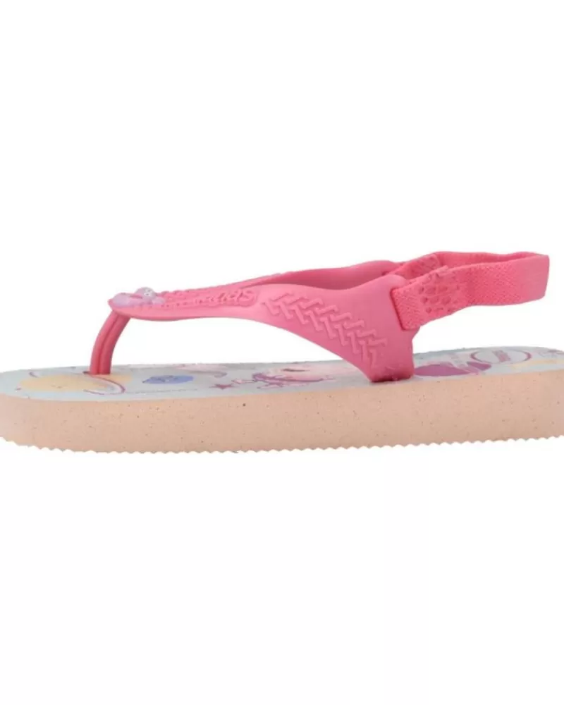 Girl HAVAIANAS Flip Flops-Girl Sandals Baby Peppa Pig Rosa