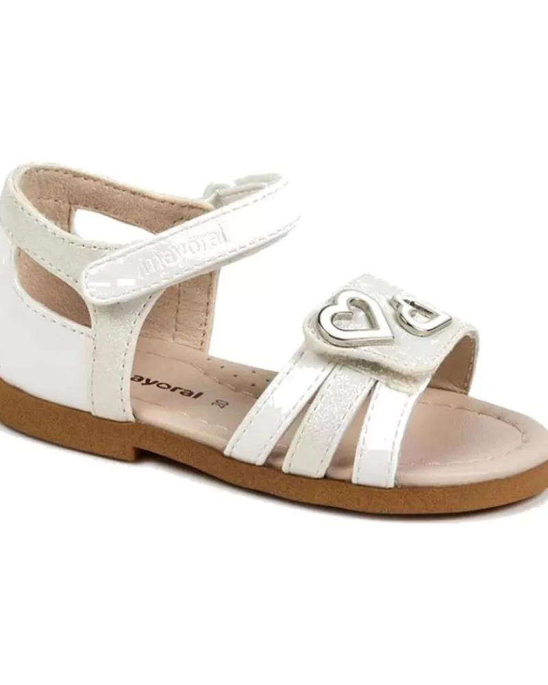 Girl MAYORAL Sandals-Girl Sandals Sandalias 41154 Blanco