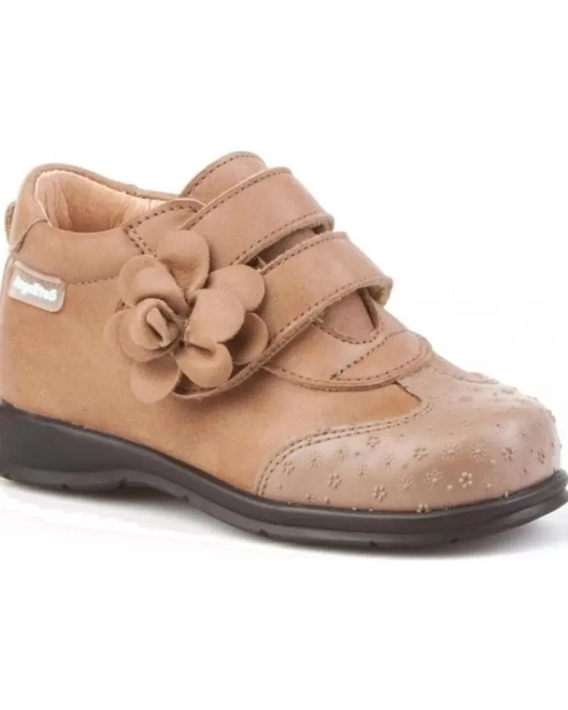 Girl ANGELITOS Shoes-Girl Shoes Botas 654 Marron