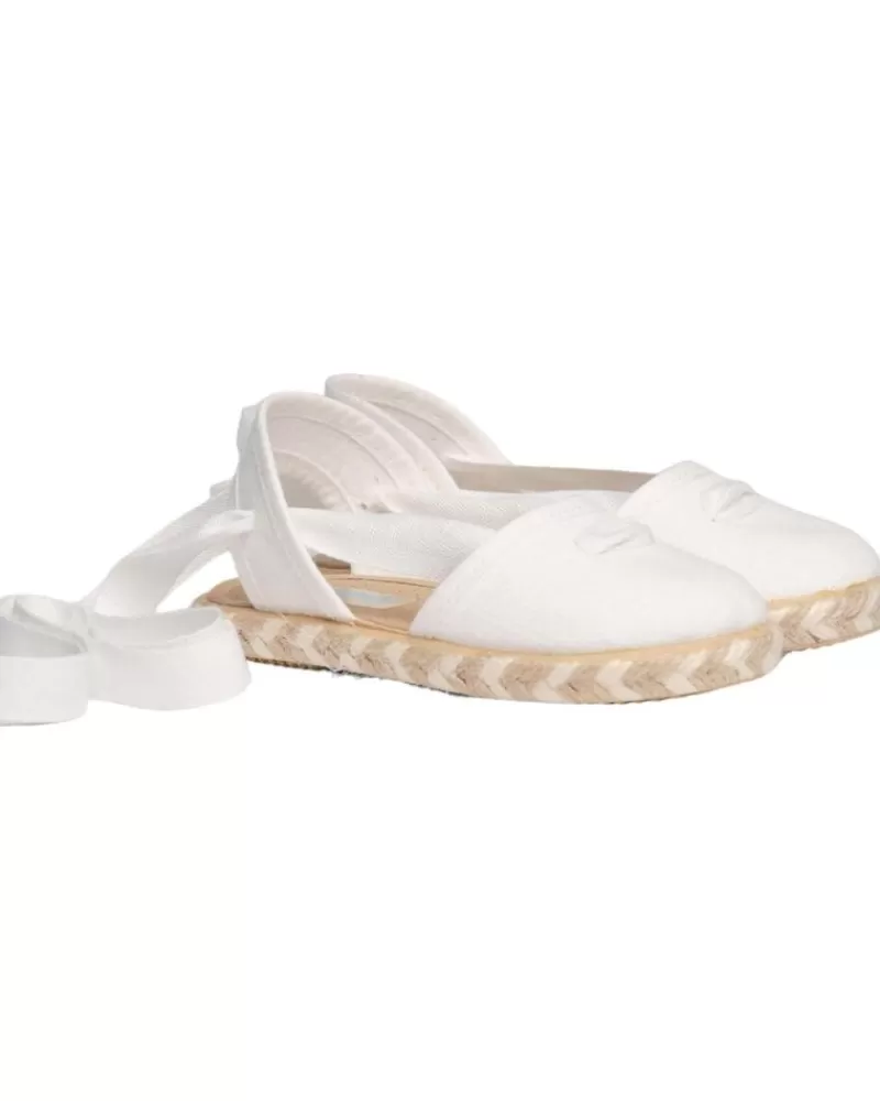 Girl ANGELITOS Sandals-Girl Shoes Sandalia Valenciana Ang952 Blanco
