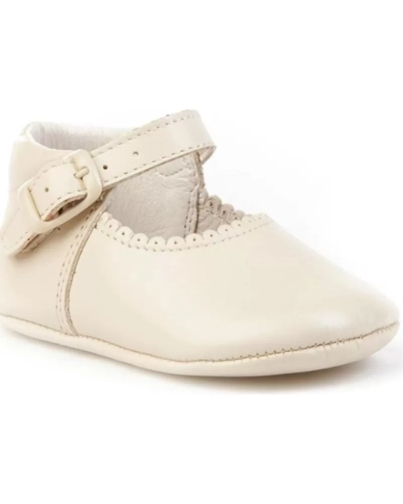 Girl ANGELITOS Infant-Girl Shoes Zapato Patuco Piel 240 Rojo