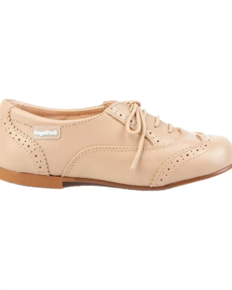 Girl ANGELITOS Shoes-Girl Shoes Zapatos 1394 Marron
