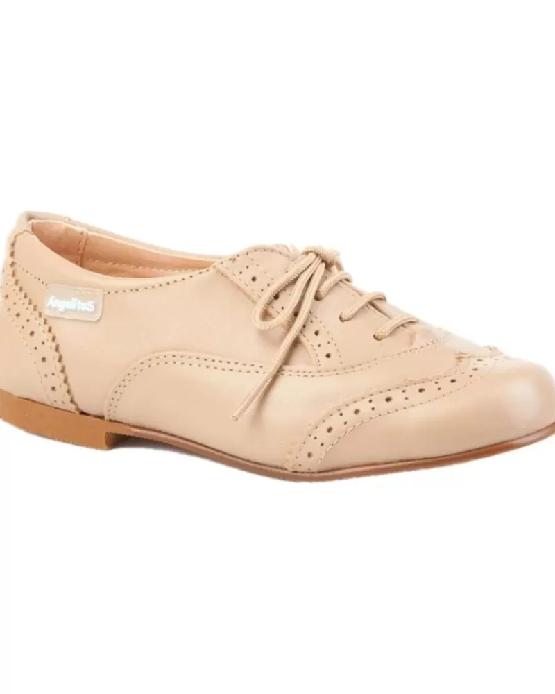 Girl ANGELITOS Shoes-Girl Shoes Zapatos 1394 Marron