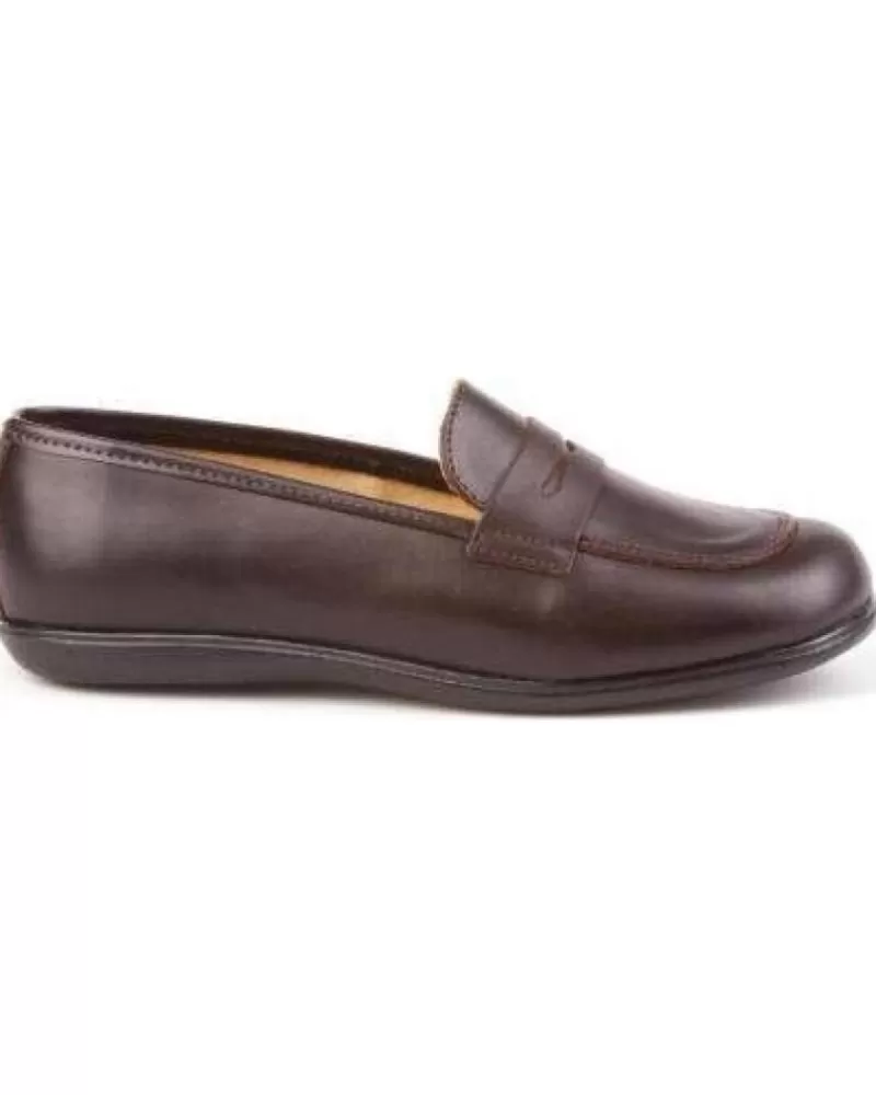 Girl ANGELITOS Shoes-Girl Shoes Zapatos 466 Marron