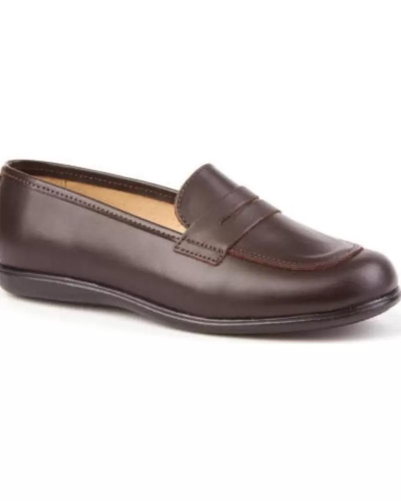 Girl ANGELITOS Shoes-Girl Shoes Zapatos 466 Marron
