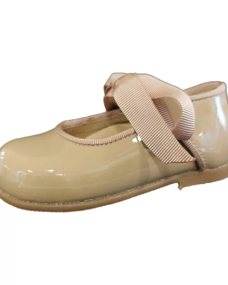 Girl CRIOS Shoes-Girl Shoes 43-14 Mercedes Con Lazo Marron