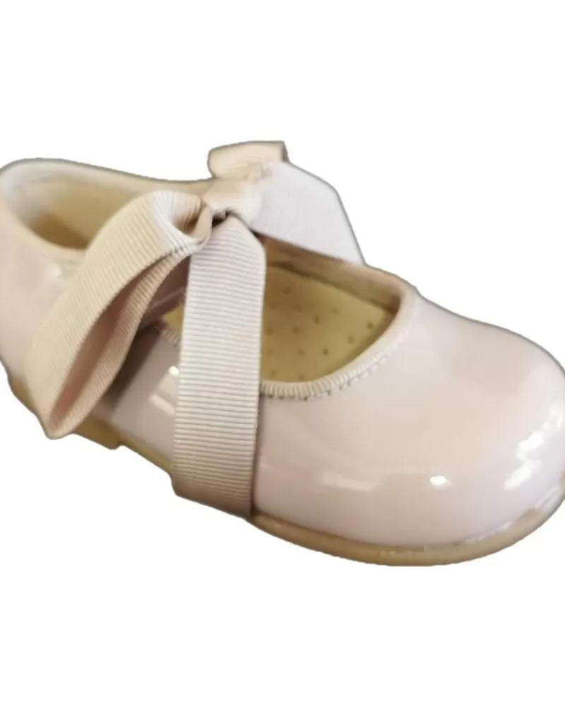 Girl CRIOS Shoes-Girl Shoes 43-14 Mercedes Con Lazo Rosa