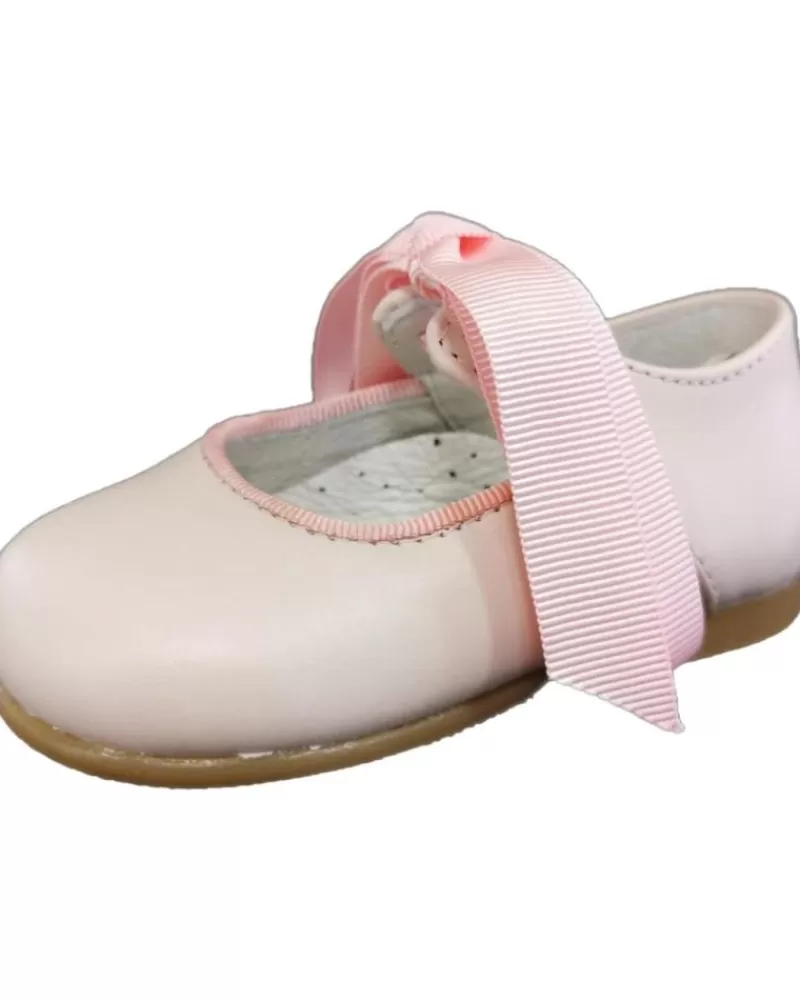 Girl CRIOS Shoes-Girl Shoes 43-14 Mercedes Con Lazo Rosa