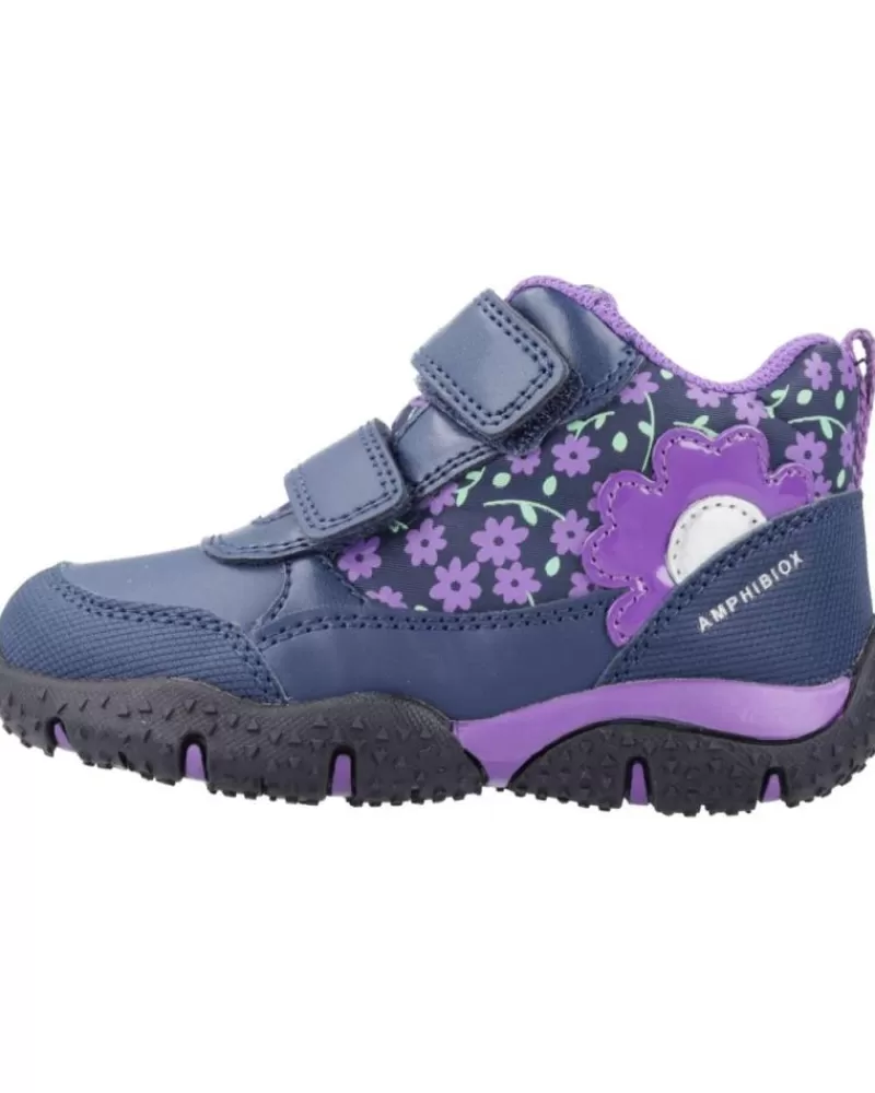 Girl GEOX Boots-Girl Shoes B Baltic Girl B Abx Azul